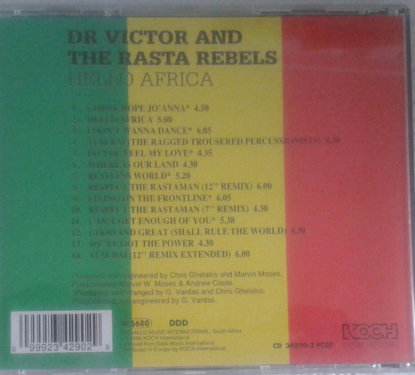 Dr. Victor And Rasta Rebels : Hello Africa (CD, Comp)