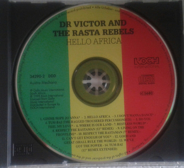 Dr. Victor And Rasta Rebels : Hello Africa (CD, Comp)