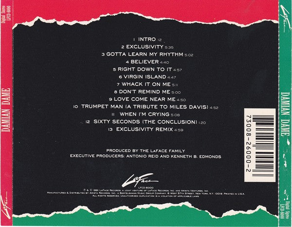 Damian Dame : Damian Dame (CD, Album)