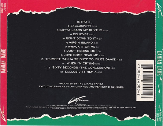 Damian Dame : Damian Dame (CD, Album)