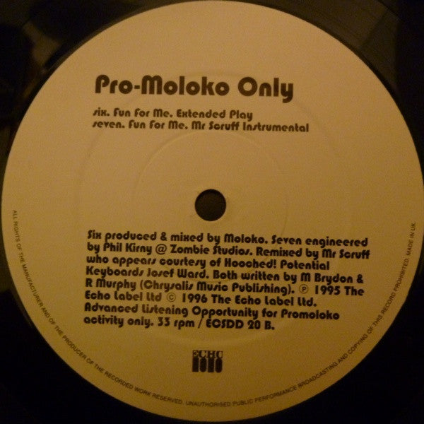 Moloko : Fun For Me (Part Two) (12", Promo)