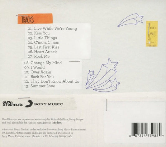 One Direction : Take Me Home (CD, Album)