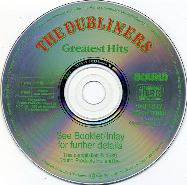 The Dubliners : Greatest Hits (CD, Comp)