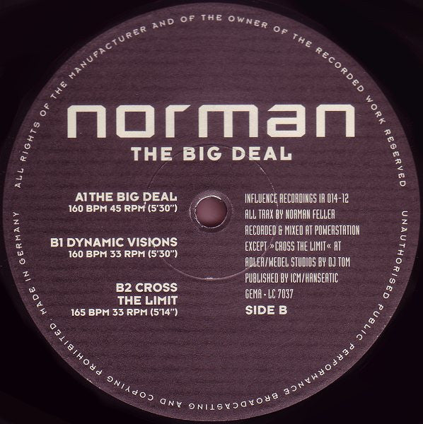 Norman (2) : The Big Deal (12")