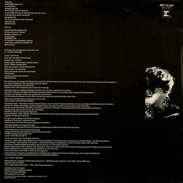 Little Richard : The Second Coming (LP, Album)