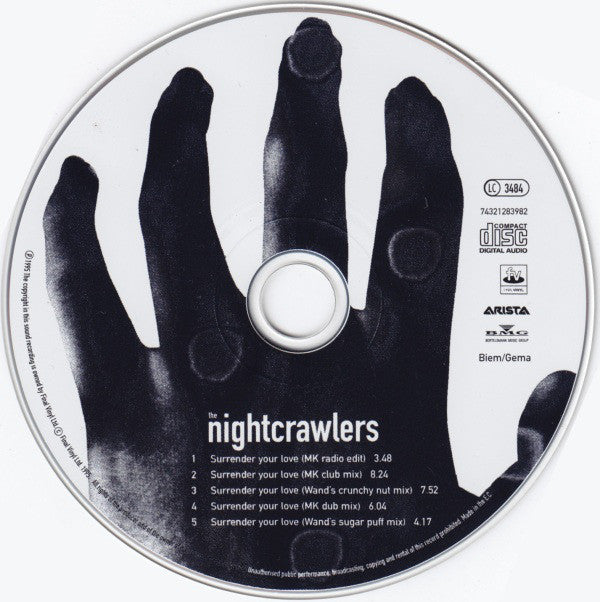 Nightcrawlers Featuring John Reid : Surrender Your Love (CD, Single)