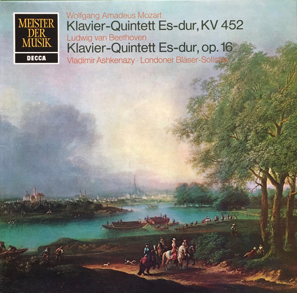 Wolfgang Amadeus Mozart, Ludwig van Beethoven, Vladimir Ashkenazy, London Wind Soloists : Klavier-Quintet Es-dur, K.452 / Klavier-Quintet Es-dur, Op.16 (LP, Album)