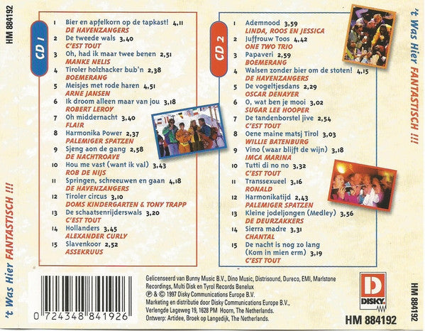 Various : 'T Was Hier Fantastisch (2xCD, Comp)