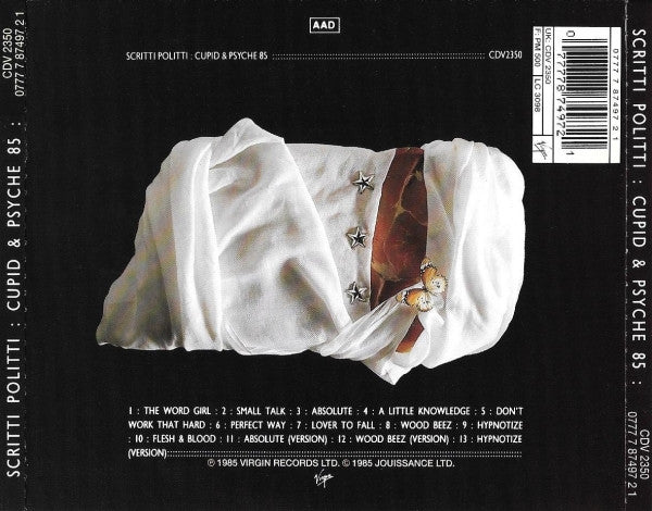 Scritti Politti : Cupid & Psyche 85 (CD, Album, RE)