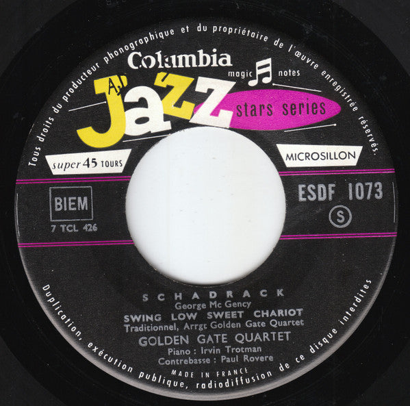 The Golden Gate Quartet : 9 - Schadrack (7", EP)