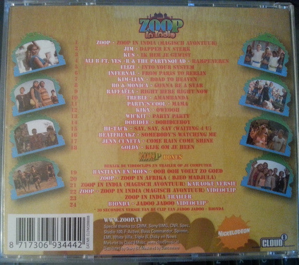 Various : Zoop In India (CD, Album, Comp)