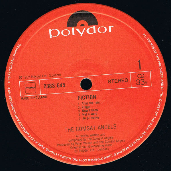 The Comsat Angels : Fiction (LP, Album)