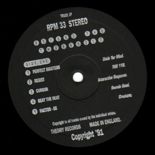 Various : Beyond The Threshold (LP)