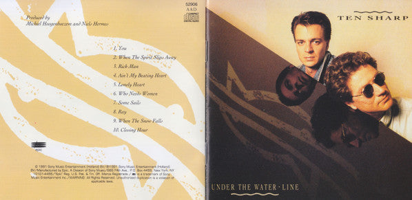 Ten Sharp : Under The Water Line (CD, Album)