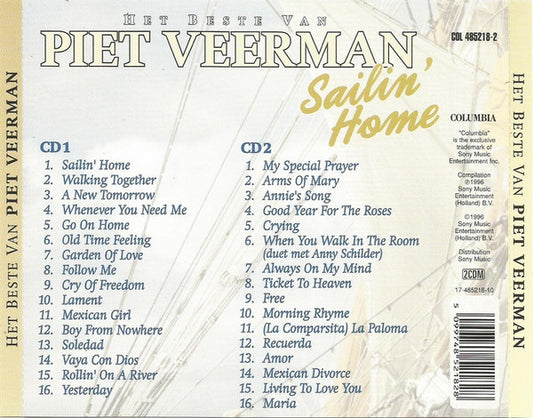Piet Veerman : Sailin' Home - Het Beste Van Piet Veerman (2xCD, Comp)