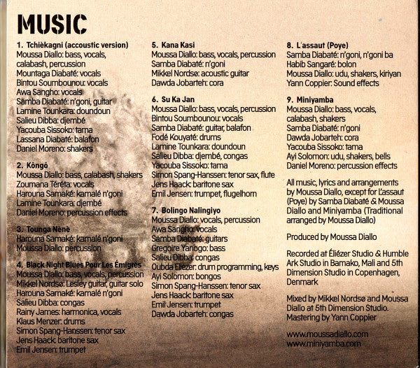 Moussa Diallo : Miniyamba (Walking Blues) (CD + DVD-V)