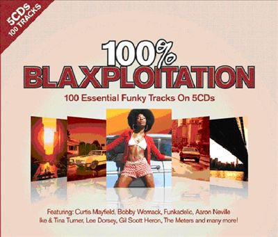 Various : 100% Blaxploitation (5xCD, Comp)