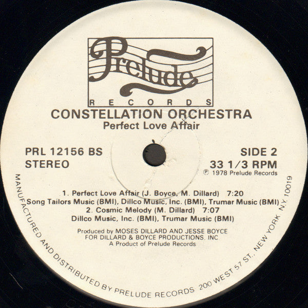 Constellation Orchestra : Perfect Love Affair (LP, Album, Don)