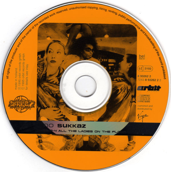 No Sukkaz : 1-2-3-4 All The Ladies On The Floor (CD, Maxi)