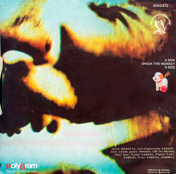 Peter Gabriel : Shock The Monkey (7", Single)