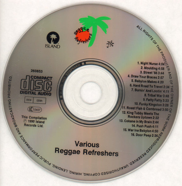 Various : Reggae Refreshers (CD, Comp)