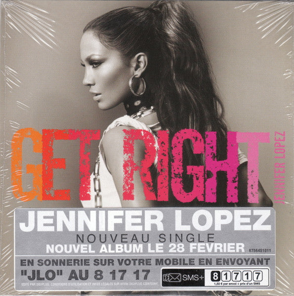 Jennifer Lopez : Get Right (CD, Single)