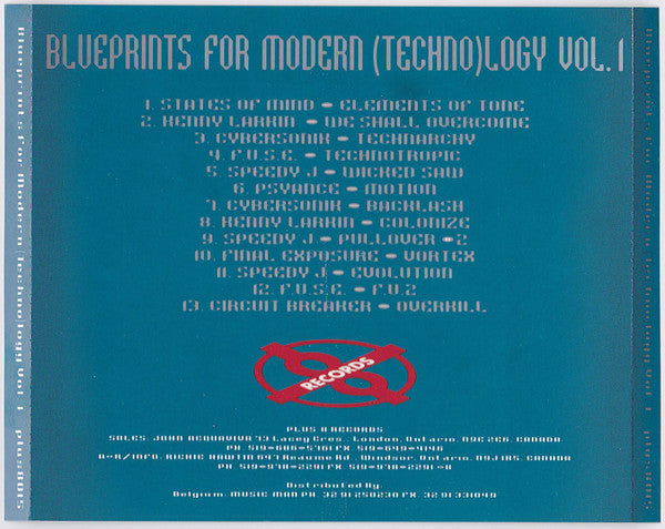 Various : Blueprints For Modern (Techno)logy Vol. 1 (CD, Comp)