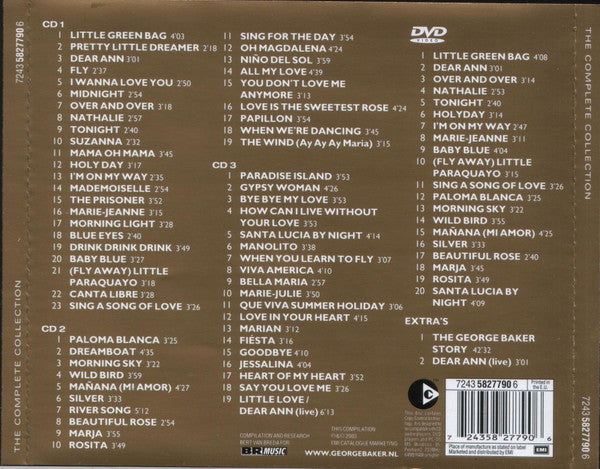 George Baker Selection : The Complete Collection (3xCD, Comp + DVD-V, Comp)