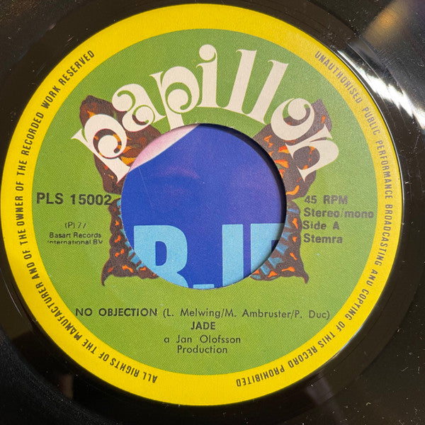 Jade (95) : No Objection (7", Single)