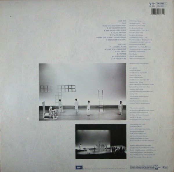 David Byrne : Music For The Knee Plays (LP, Album)