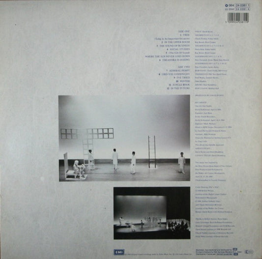 David Byrne : Music For The Knee Plays (LP, Album)