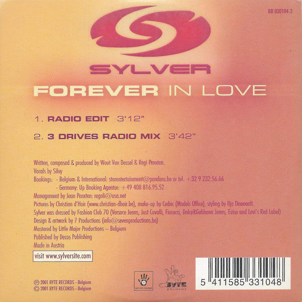 Sylver : Forever In Love (CD, Single)