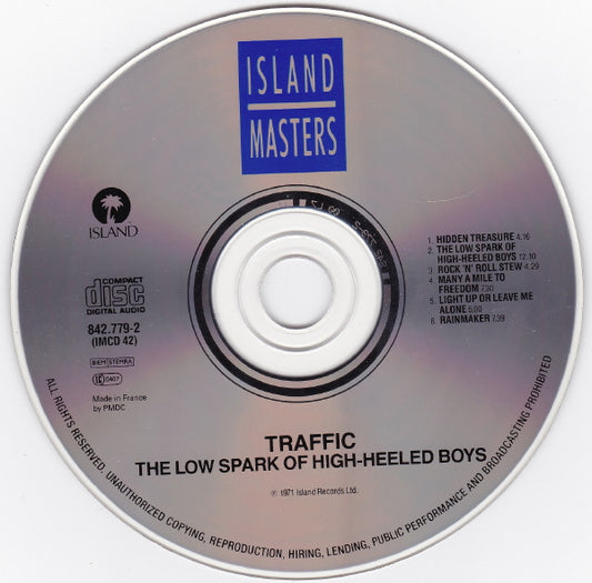 Traffic : The Low Spark Of High Heeled Boys (CD, Album, RE)