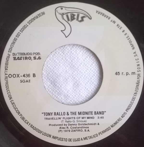 Tony Rallo & The Midnite Band : Burnin' Alive (7", Single)