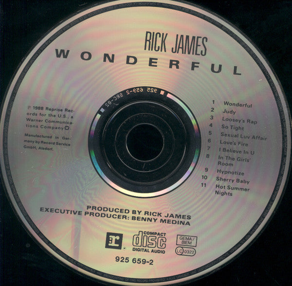 Rick James : Wonderful (CD, Album)