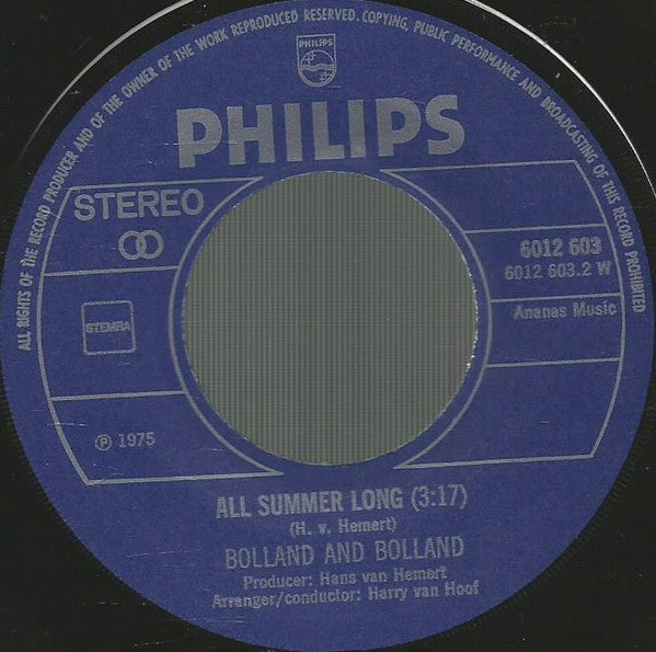 Bolland & Bolland : Souvenir (7", Single)