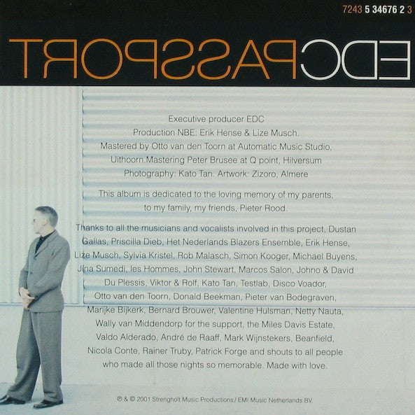 Eddy De Clercq : Passport (CD, Album)