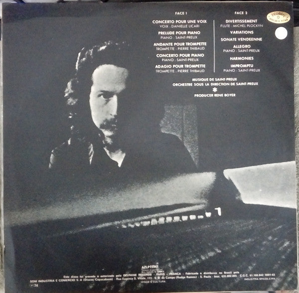 Saint-Preux : Concerto (LP)