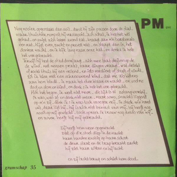Schabolka : Juist Omdat Ik Van Je Hou (7")