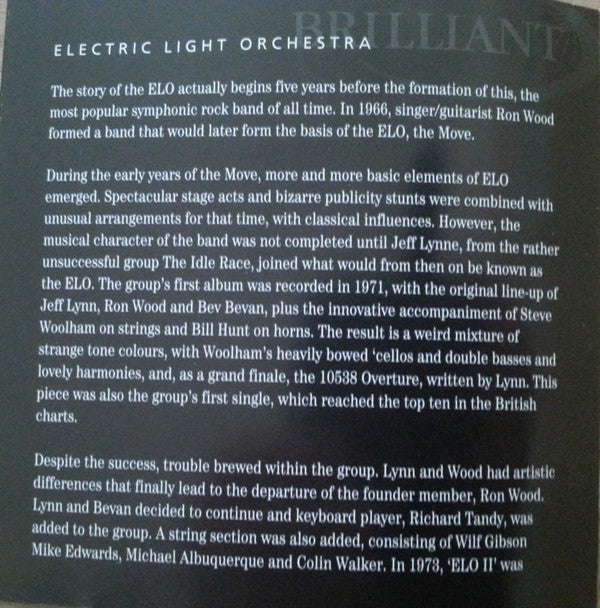 Electric Light Orchestra Part II : In Concert  (CD, Album)
