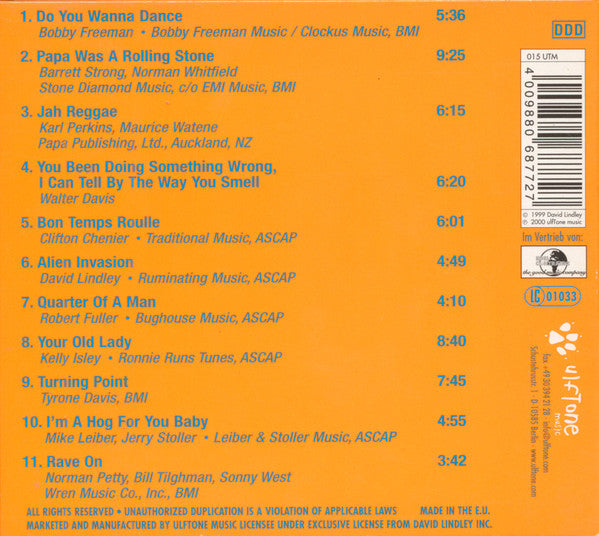 David Lindley And El Rayo-X : El Rayo-X Live!! (CD, Album)