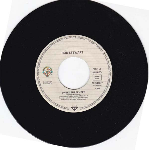 Rod Stewart : Sweet Surrender (7", Single)
