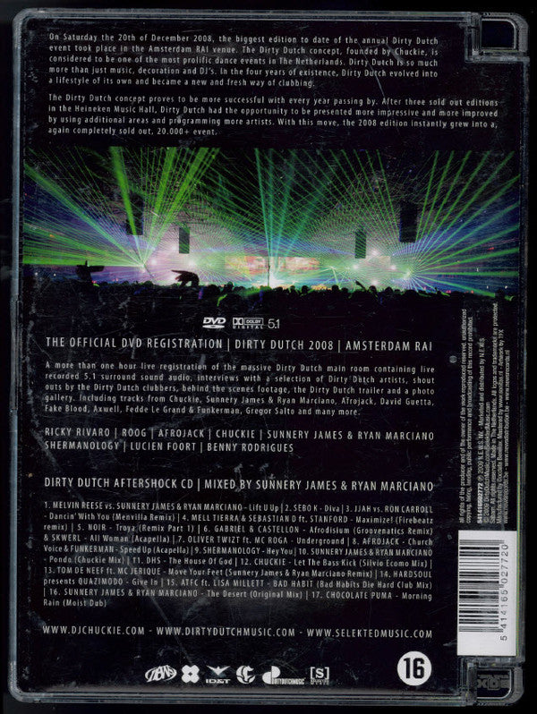 Various : Dirty Dutch Aftershock (DVD, Comp + CD, Comp, Mixed)
