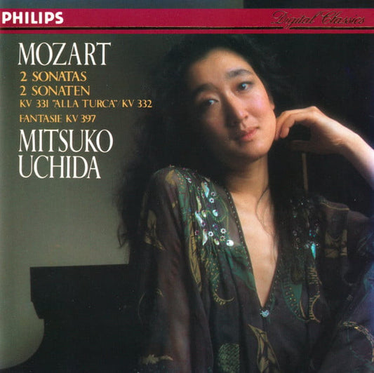 Wolfgang Amadeus Mozart, Mitsuko Uchida : 2 Sonatas = 2 Sonaten KV 331 "Alla Turca"/KV 332 · Fantasie KV 397 (CD, Pol)
