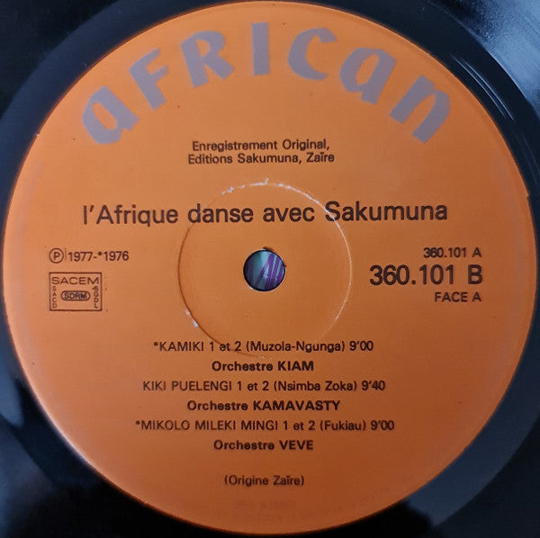 Various : L'Afrique Danse Avec Sakumuna (LP, Comp)