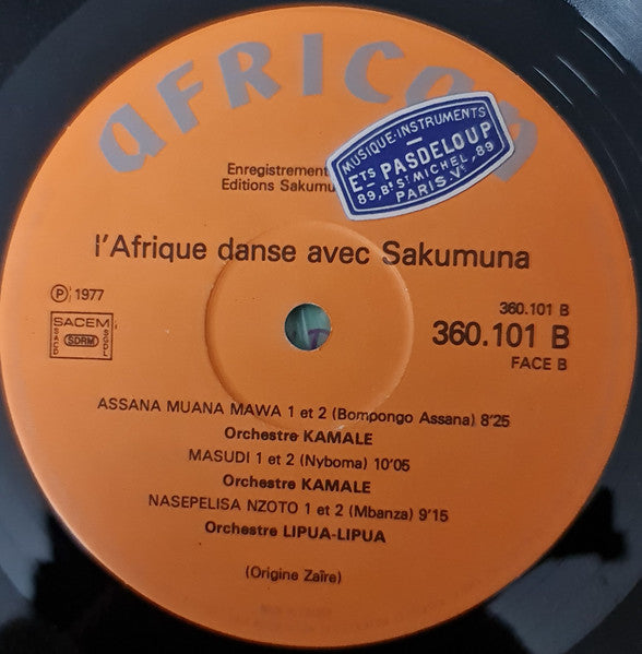 Various : L'Afrique Danse Avec Sakumuna (LP, Comp)