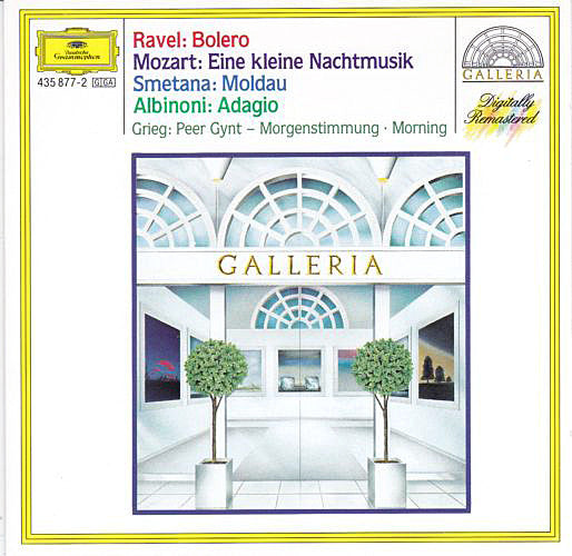 Maurice Ravel / Wolfgang Amadeus Mozart / Bedřich Smetana / Tomaso Albinoni / Edvard Grieg : Bolero / Eine Kleine Nachtmusik / Moldau / Adagio / Peer Gynt - Morgenstimmung (CD, Comp, RM)