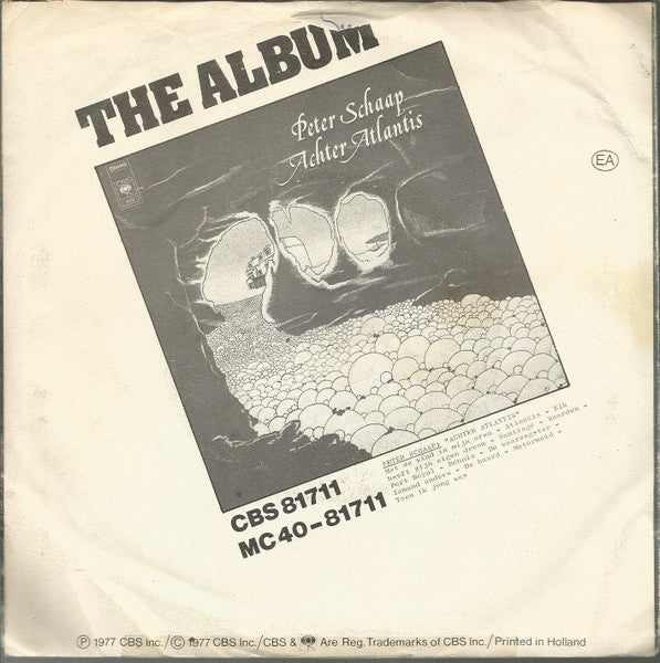 Peter Schaap : Met De Wind In Mijn Oren (7", Single)