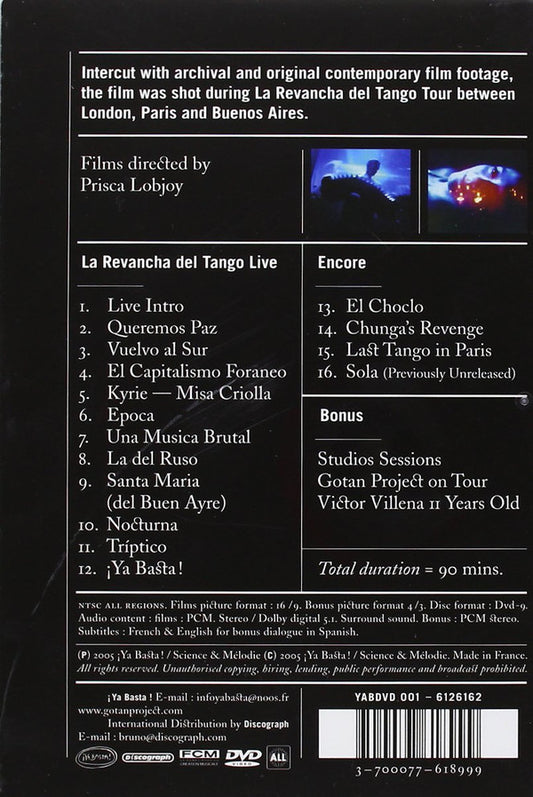 Gotan Project : La Revancha Del Tango Live (DVD-V)