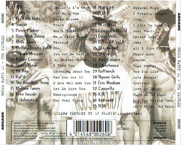 DJ Jean : House Party 11 (The '94 Summer Of Love Edition - The Mellow Clubmix) (CD, Comp, Mixed)